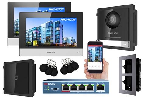 WIDEODOMOFON VIDEO DOMOFON HIKVISION ZESTAW IP POE 9980635997