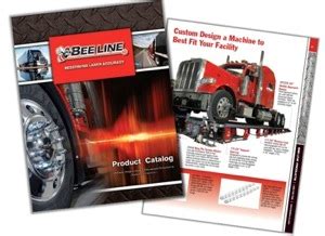 Bee Line catalog showcases wheel alignment equipment