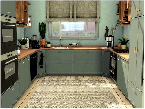 The Sims Resource Green Kitchen