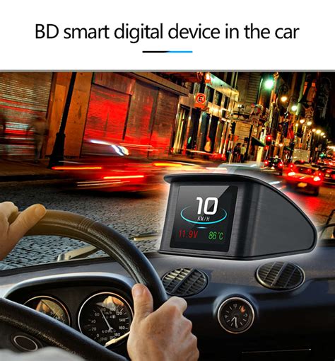 P10 26 Inch Universal Obdii Smart Head Up Display Car Hud Diagnostic