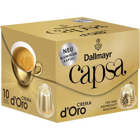 Capsule Cafea Dallmayr Capsa Lungo Crema Doro Compatibil Nespresso