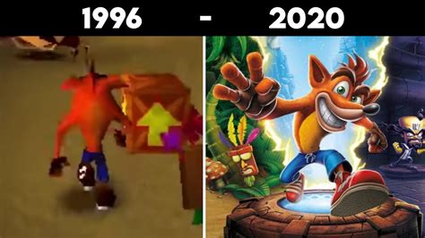 Evolution Of Crash Bandicoot Games From 1996 To 2020 YouTube