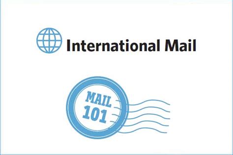 University Mail Services Informational Flyer International Mail