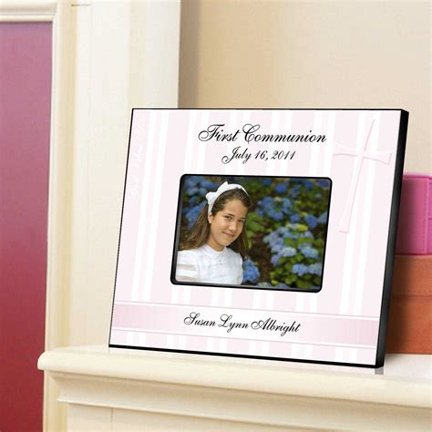 Personalized First Communion Picture Frame - All DG Custom Graphics