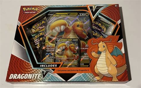 Pok Mon Tcg Dragonite V Box Brand New And Factory Sealed Booster