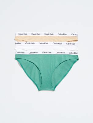 Carousel Logo Cotton 3 Pack Bikini Calvin Klein