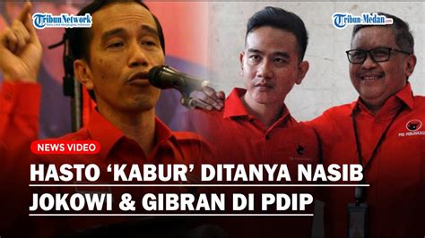 RESPON CUEK HASTO Saat Ditanya Soal Pemecatan Jokowi Dan Gibran Dari