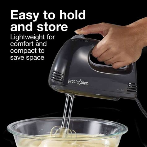 Proctor Silex 5 Speed Easy Electric Hand Mixer