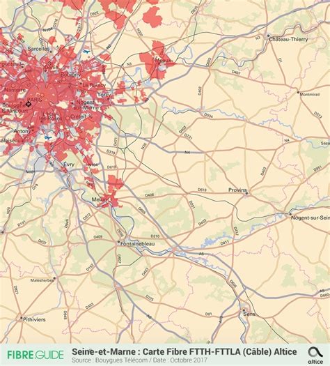 Fibre Optique en Seine et Marne 77 éligibilité et déploiement FTTH