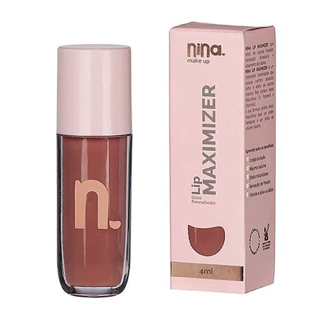 Gloss Labial Nina Make Up Lip Maximizer Nude Nude