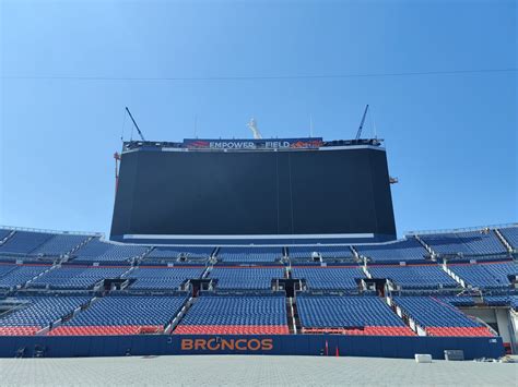 Powering The Scoreboard At Empower Field At Mile High Encore Electric