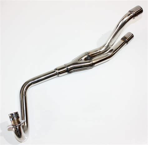 Twin Bigbore Stainless Exhaust Pipe 125cc 140cc 160cc Pit Pro Trial