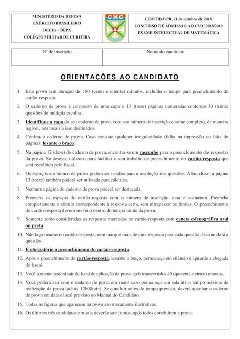 PDF ORIENTAÇÕES AO CANDIDATO Qconcursosarquivos qconcursos