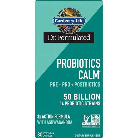 Garden Of Life Dr Formulated Probiotics Calm 50 Billion Cfu 30 Veg