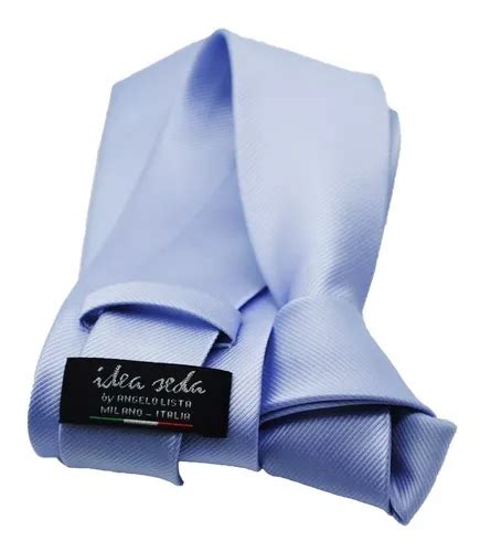 Corbata Italiana Hombre Lila Lisa Marca Idea Seda 7 5 Cm