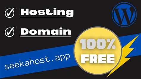 How To Get Free Domain And Hosting For Wordpress Youtube