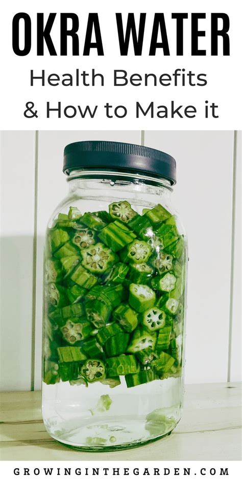 Okra Water Health Benefits And How To Make It Okra Water Okra