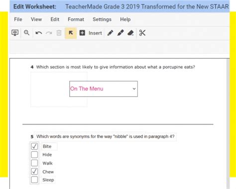 Staar Online Practice Tests And Activities Teachermade