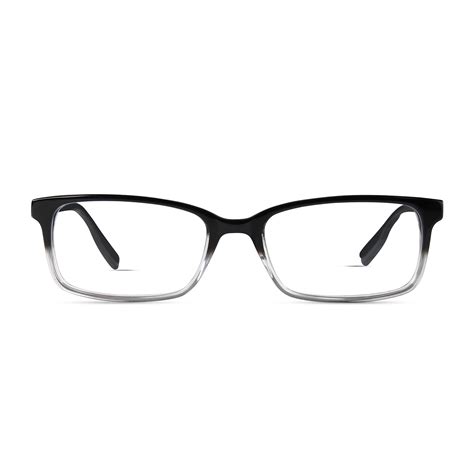 M America Men's Rx'able Rectangular Plastic Eyeglasses, 55-18-145 ...