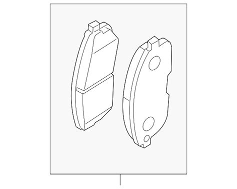 Nissan Pad Kit Disc Brake Front D Le A Oem Parts Online