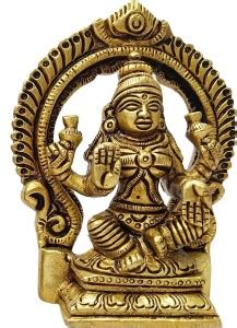 Vinayakmoorti Brass Mata Rani Murti Panchdhatu Lakshmi Mata Murti For