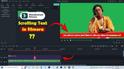 Filmora Me Scrolling Text Kaise Add Karte Hai Scrolling Text In