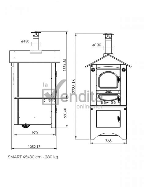 Forno A Legna Clementi A Cottura Indiretta Master X La Vendita