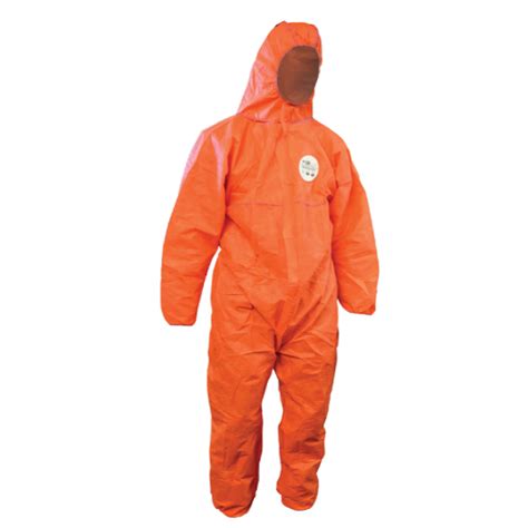 Orange Type 56 Chemical Coveralls Sms Asbestos Suitable Protective