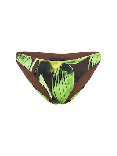 Scoop Printed Bikini Bottom Louisa Ballou Women Luisaviaroma