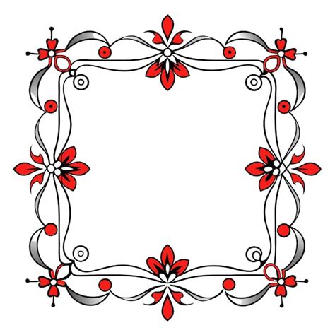 Symbolic Red Border Vectors & Illustrations for Free Download | Freepik