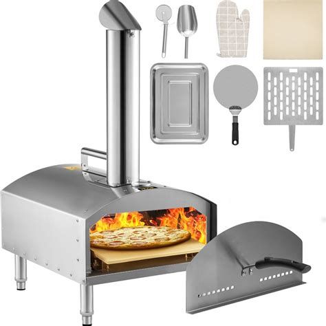 Vevor Wood Fired Oven 12 Portable Pizza Oven With Foldable Legs Pizza Oven Outdoor 932℉max