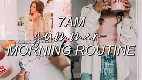 7am Summer Morning Routine 2021 Productive Yet Relaxing Youtube