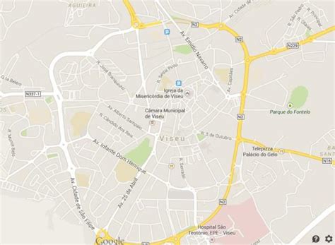 Map of Viseu