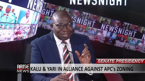 Senate Presidency Kalu And Yari In Alliance Against Apcs Zoning