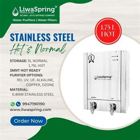 Stainless Steel Water Purifier Hot RO 22 L At 25500 Piece In Thrissur ID 2853885844012