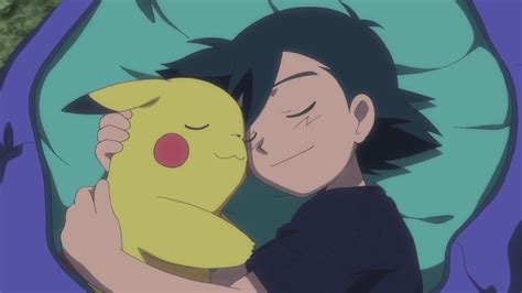 Pikachu Tickles Ash In His Sleeping Bag Pokemon The Movie I Choose