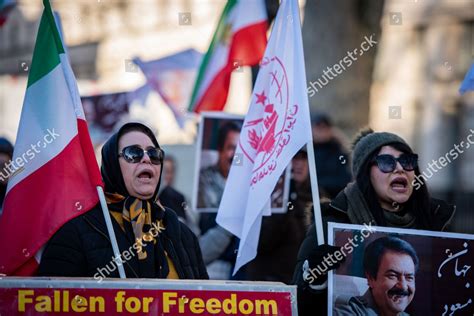 Women Chant Slogans During Support Irans Editorial Stock Photo Stock