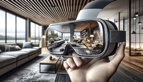 Premium Photo Virtual Reality Mockup Display Living Room Interior