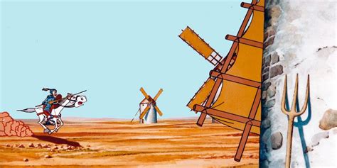 Don Quijote Y Los Molinos De Viento