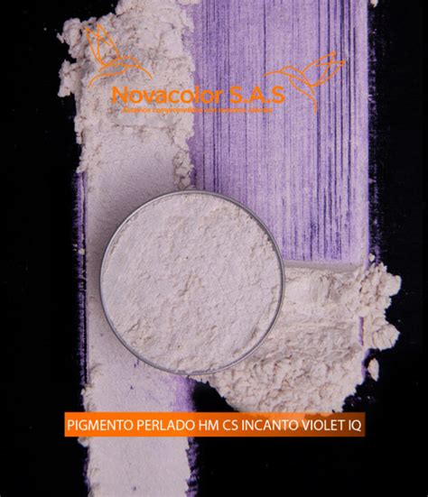 Pigmento Perlado Hm Cs Incanto Violet Iq Novacolor