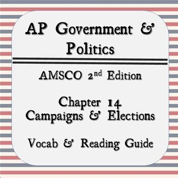 Amsco Ap Us Government Chapter Vocabulary And Reading Guide Redesign