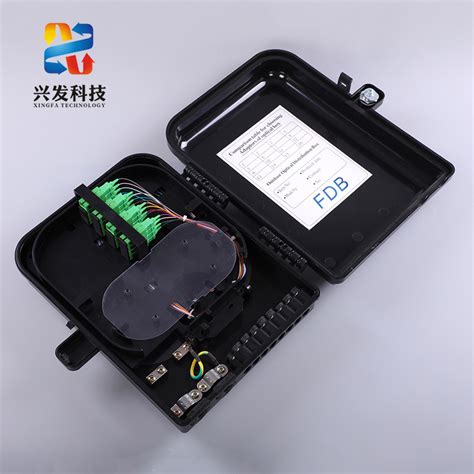 Outdoor Fiber Optical Distribution Box PC ABS FTTH 16 Core Waterproof