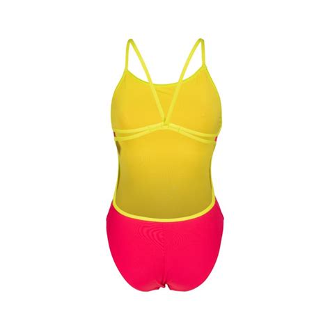 Strój Kąpielowy Arena W Swimsuit Lace Back Solid Rozmiar 34 Kolor Freak