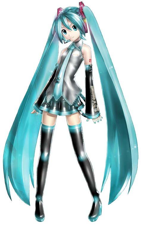 Safebooru 1girl Absurdres Aqua Eyes Aqua Hair Full Body Hatsune Miku