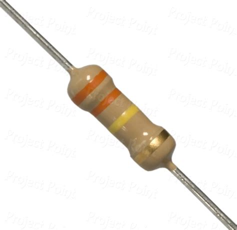 330K Ohm 0 5W Carbon Film Resistor 5 CFR 0 5W Fixed Resistor Color