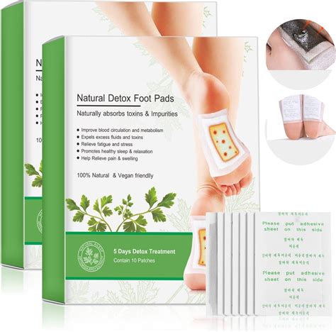 Detox Fu Pflaster Entgiftung Pcs Deep Cleansing Foot Pads Zum