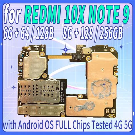 G Original Working Mainboard Motherboard For Xiaomi Mi Redmi X