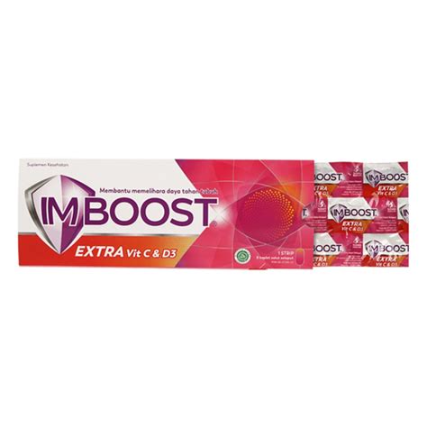 Imboost Extra Vit C D3 8 Kaplet Kegunaan Efek Samping Dosis Dan