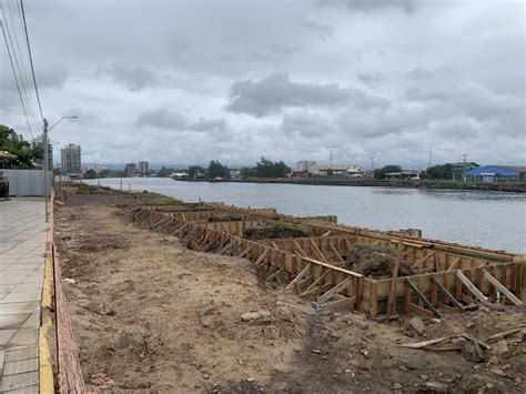 Trecho Da Orla Do Rio Mampituba Em Torres é Fechado Para Obras