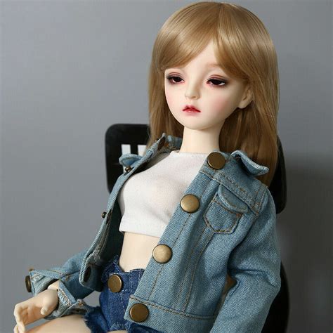 Fashion Dolls 14 Bjd Doll Sd Female Body Girl Eyes Face Makeup Hair